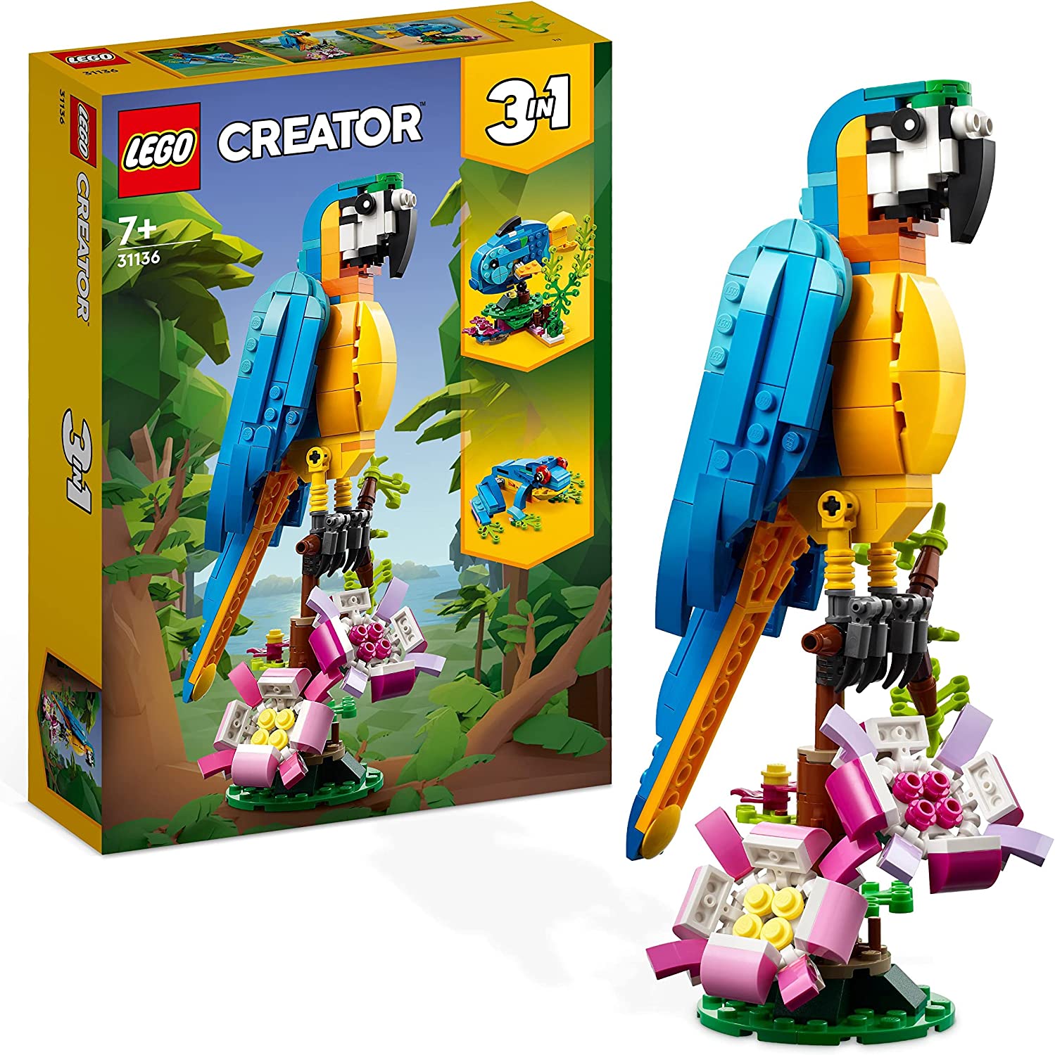 LEGO Creator 3in1 Exotischer Papagei (31136)