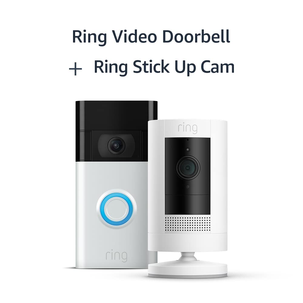 Ring Video Doorbell + Stick Up Cam Battery